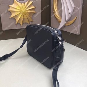 LV Outdoor Messenger PM Taiga Leather Noir - Image 9