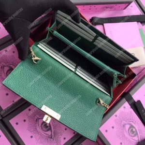 Gucci Padlock Continental Wallet Emerald Green - Image 3