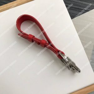 LV Harness Dragonne Bag Charm and Key Holder Taurillon leather Red - Image 6