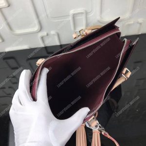 LV Monogram Vernis Neo Triangle Bag Amarante - Image 7