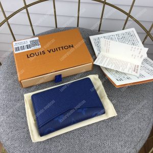 LV Pocket Organiser Taiga Monogram Cobalt - Image 7