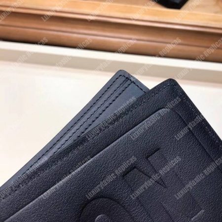 LV Fall-Winter 2018 Multiple Wallet Dark Infinity Leather - Image 9