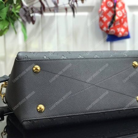 LV Georges MM Monogram Empreinte Leather Black - Image 3
