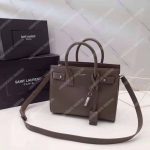 Saint Laurent Sac De Jour Baby Grained Leather Brown