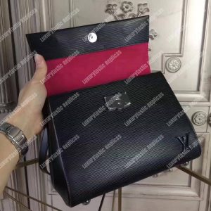 LV Cluny BB Bag Epi Leather Noir Rose - Image 8