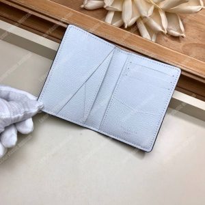 LV Pocket Organiser K45 Taiga Monogram White - Image 5