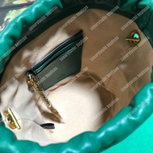 Gucci GG Marmont Mini Bucket Bag Green - Image 9