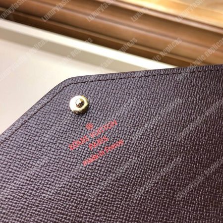 LV Sarah Wallet Damier Ebene Brown - Image 4