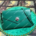 Gucci Medium Leather Shoulder Bag Green