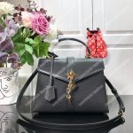 LV Rose Des Vents PM Black Gold Padlock Handbag