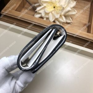 LV Twist Compact Wallet Catogram Dogs and Cats Black White - Image 4