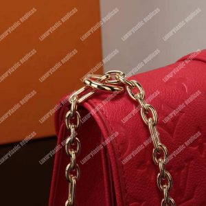 LV Saint Sulpice PM Monogram Empreinte Leather Cerise - Image 8