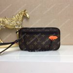LV Pochette Volga Monogram Solar Ray Canvas
