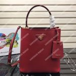Prada Panier Medium Bag Red