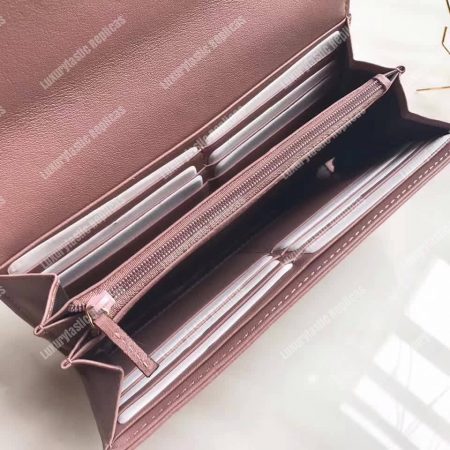 Gucci GG Marmont Quilted Continental Wallet Dusty Pink - Image 5