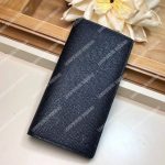 LV Brazza Wallet Taïga Leather Noir