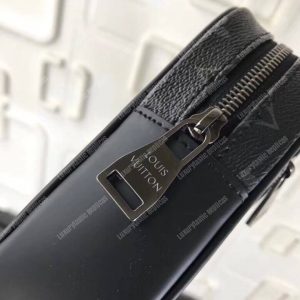 LV Kasai Clutch Monogram Eclipse - Image 7