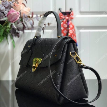LV Georges MM Monogram Empreinte Leather Black - Image 4