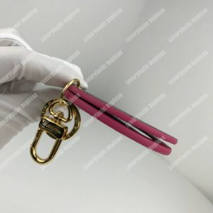 LV Mirror Bag Charm & Key Holder Monogram/Fuchsia - Image 3
