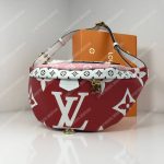 LV Giant/Mini Monogram Canvas Bumbag Red/Pink