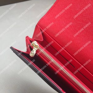 LV Sarah Wallet My LV World Tour Monogram Red - Image 8