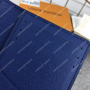 LV Pocket Organiser Taiga Monogram Cobalt - Image 8