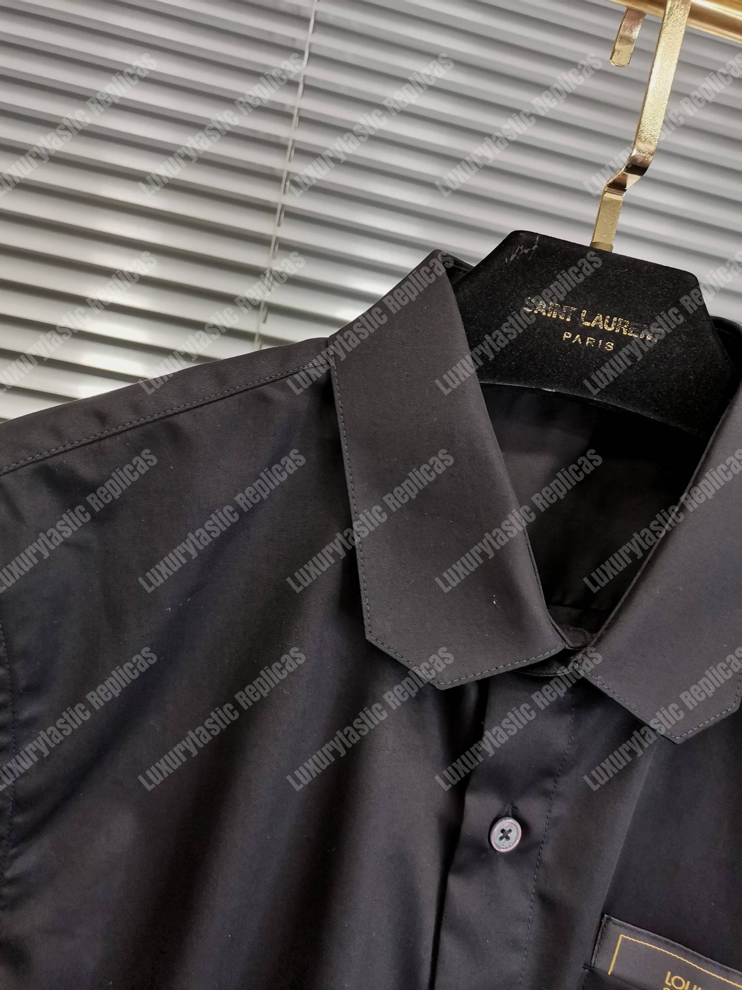 LV Louis Vuitton Staples Edition DNA Shirt Black - LuxuryTastic