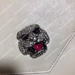 Gucci Medium Leather Shoulder Bag White - Image 4