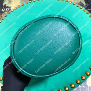 Gucci GG Marmont Mini Bucket Bag Green - Image 8