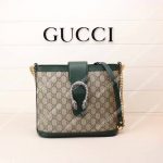 Gucci Dionysus Medium GG Bucket Bag Green