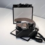 Gucci Signature Leather Belt Black