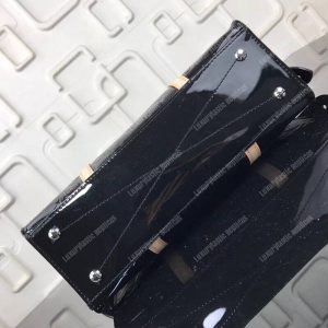 LV Monogram Vernis Neo Triangle Bag Black - Image 4