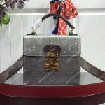 LV Spring Street Monogram Vernis Champagne Métallisé