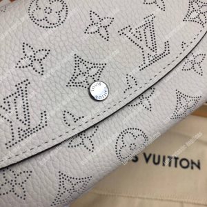 LV Iris Wallet Mahina Leather Ivory - Image 8
