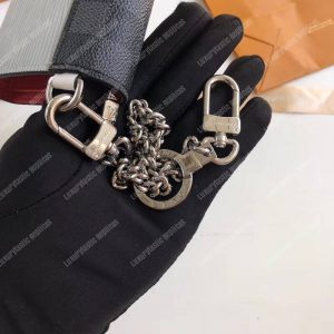 LV Rivets Chain Wallet Damier Graphite Canvas Epi Canvas Red - Image 8