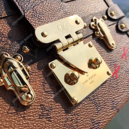 LV Petite Malle Monogram Reverse Canvas - Image 6