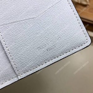 LV Pocket Organiser K45 Taiga Monogram White - Image 6