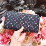 LV  Zippy Wallet Monogram Multicolore Canvas (Black)