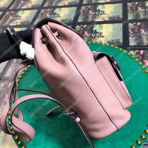 Gucci Leather Bamboo Tassel Backpack Magnolia - Image 5