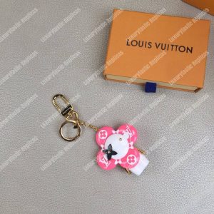 LV Vivienne Monogram Giant Bag Charm and Key Holder Pink - Image 5