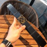 Loewe Anagram Belt 3.2Cm Black