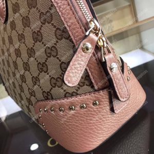 Gucci GG Canvas Top Handle Bag Light Pink - Image 5