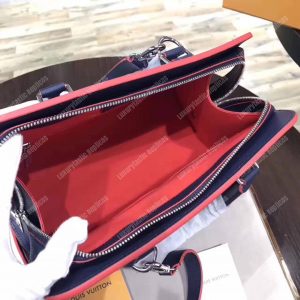 LV Epi Vaneau MM Bag Epi Leather Indigo - Image 3