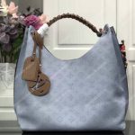 LV Carmel Mahina Monogram Bleu Horizon Pumpkin