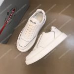 Prada Leather Sneakers White/Black Linning