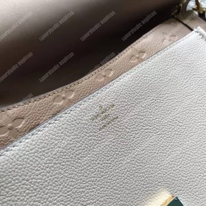LV Blanche MM Monogram Empreinte Leather Papyrus Creme - Image 10