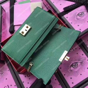 Gucci Padlock Continental Wallet Emerald Green - Image 4