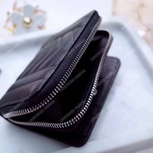 Saint Laurent Compact Zip Around Wallet Black - Image 3