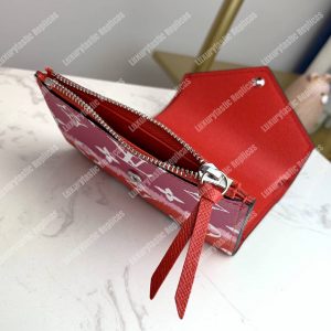 LV Escale Victorine Wallet Rouge - Image 4