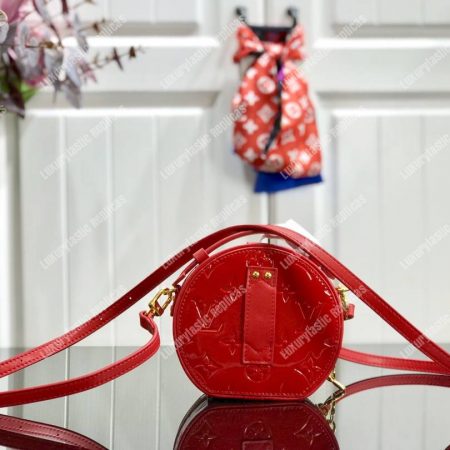 LV Mini Boîte Chapeau Rouge - Image 6